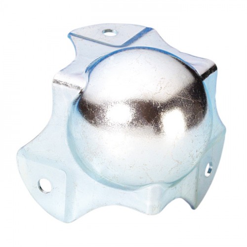 Paraspigolo bombato in metallo per angolare 30x30 Paraspigolo bombato in metallo per angolare 30x30