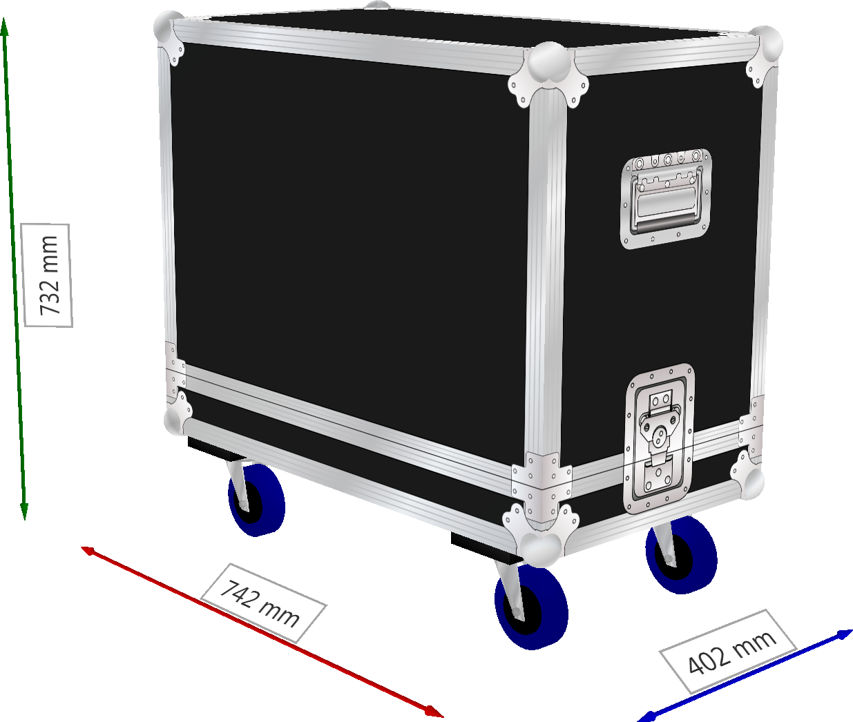 FLIGHTCASE PROFESSIONAL PER FENDER TWIN AMP FLIGHTCASE PROFESSIONAL PER FENDER TWIN AMP