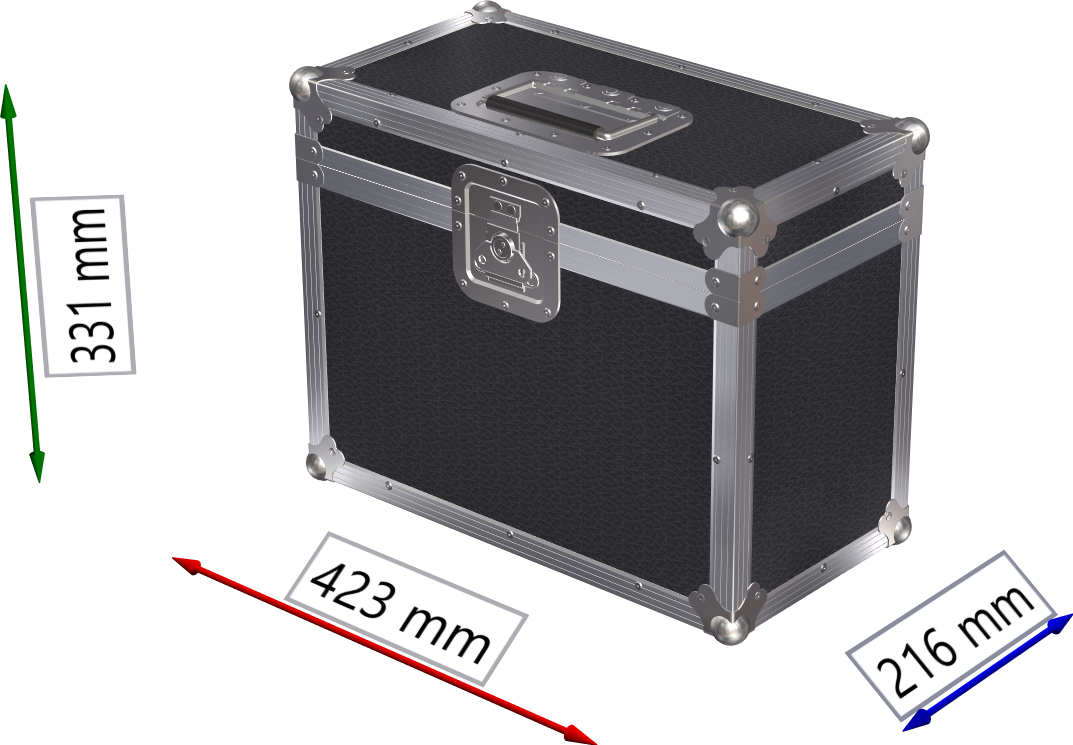 FLIGHTCASE PER 2 MINI TESTE MOBILI FLIGHTCASE PER 2 MINI TESTE MOBILI